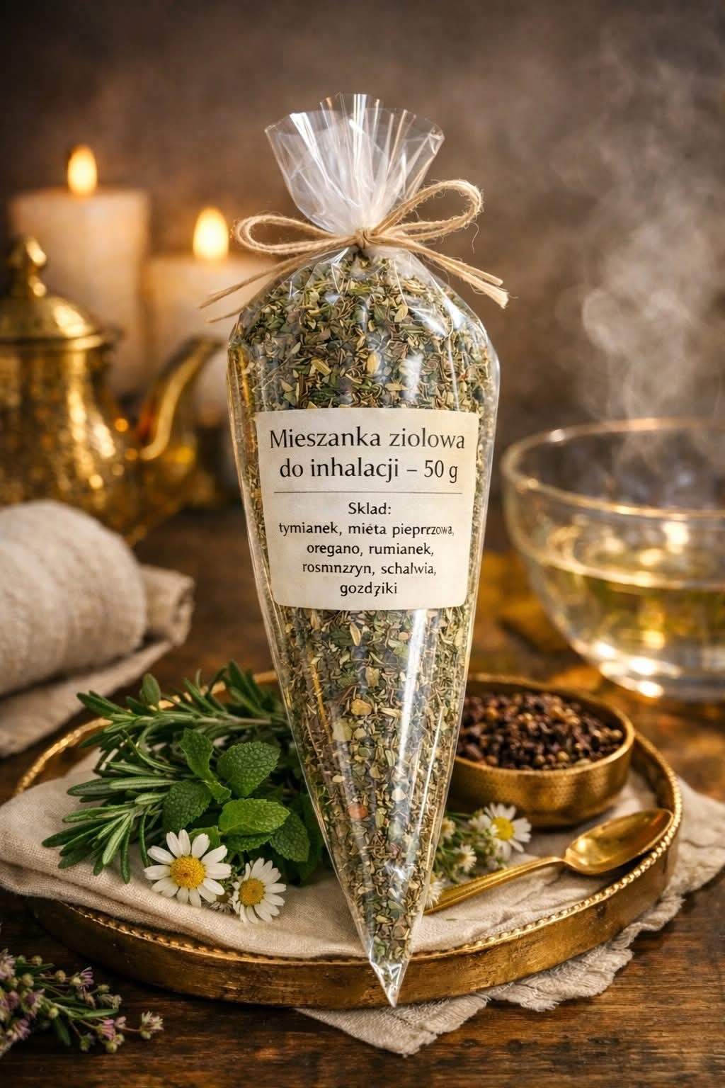 Mieszanka ziołowa do inhalacji Ziołoczułe